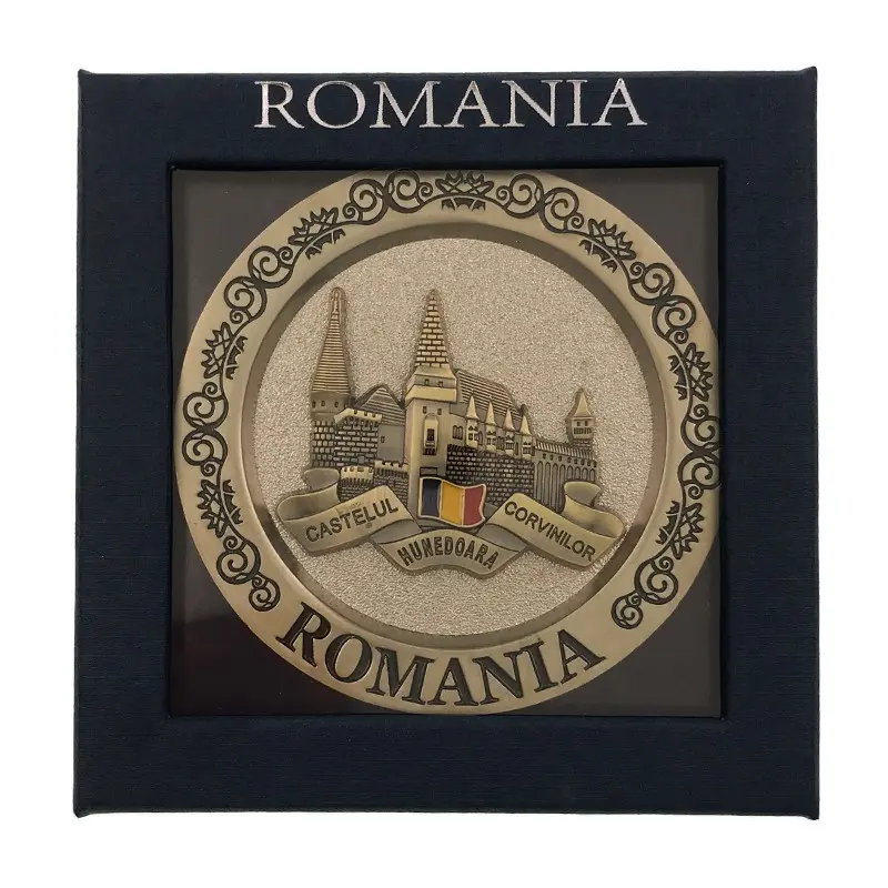 Castelul corvinilor, ornament metalic cu suport, model 1010h